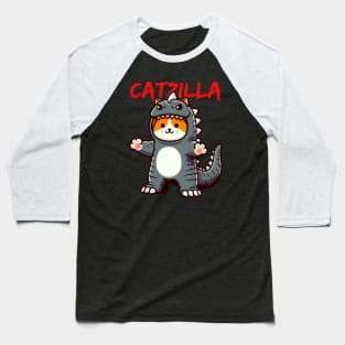 Catzilla Baseball T-Shirt